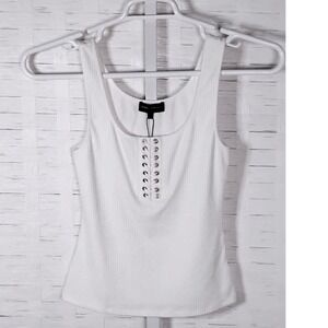 Generation Love Tori Lace-up top Color White Size XS
